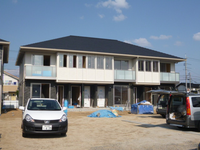 総社市中央４丁目のアパートの外観