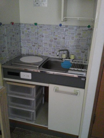 大阪市中央区農人橋１丁目の賃貸マンションのキッチン