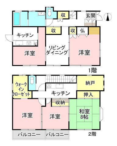 【間取り】 | 各務原市鵜沼東町３丁目