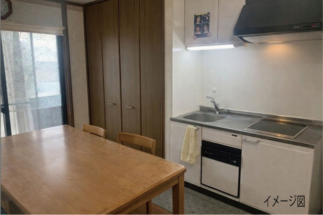 【キッチン】 | 各務原市鵜沼東町３丁目 | AⅠにより室内の荷物を一部消しております