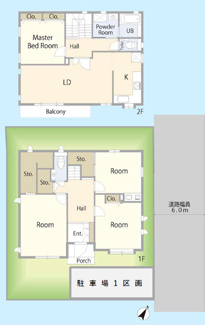 【間取り】 | 大田区南久が原1丁目