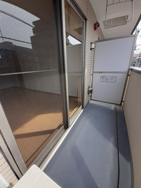 サンリット三好のバルコニー
