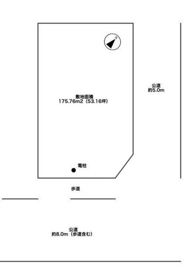 【土地図】 | 熊谷市久下1丁目　売地　全1区画　　