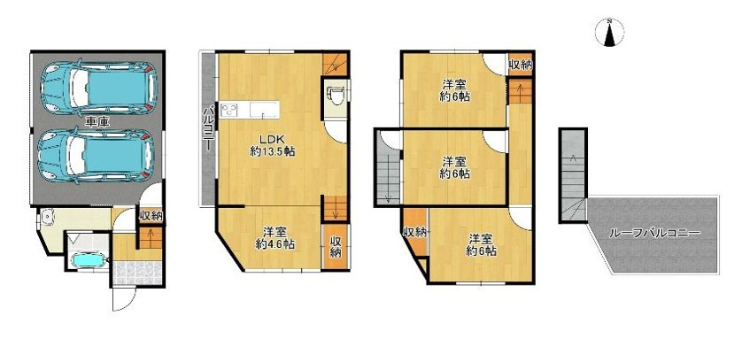 春日町　中古一戸建ての間取り|間取り図はいかがですか？ご希望を叶える間取りですか？リビングの広さは？水回りの位置は？カウンターキッチン？など色々な情報が集約されています。弊社ではリフォームなどのご相談も承っております。