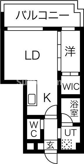 アトリオフラッツ大楠の間取り