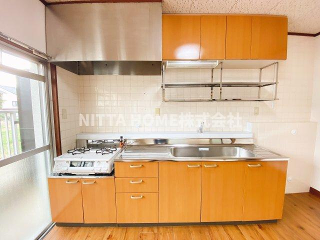 BIRDLANDのキッチン|キッチンのガスコンロ完備♪