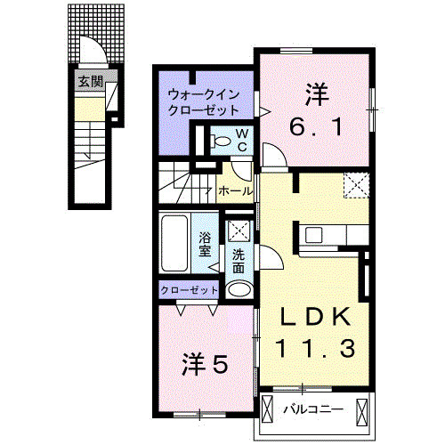 ブリッサⅢの間取り