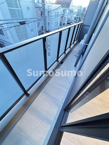アジールコート都立大学のバルコニー|陽当たり良好なバルコニーです