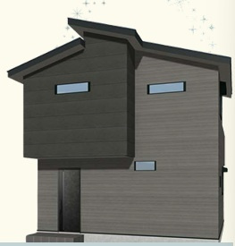 戸塚区上柏尾町 新築戸建 4980万円の外観パース