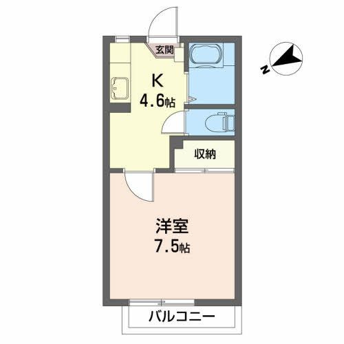加賀野壱番街 Ａの間取り