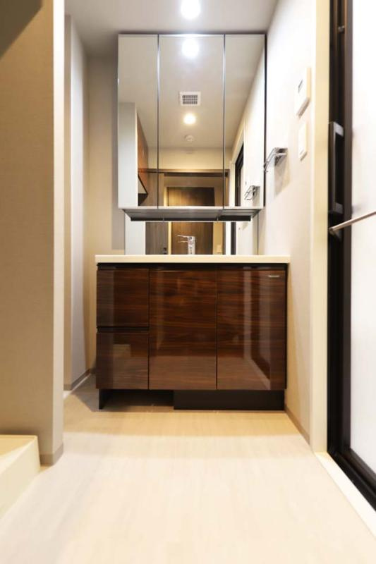 レジデンス桜新町ガーデン　フリーレント　ペット相談　ウォークインクロゼットの洗面所