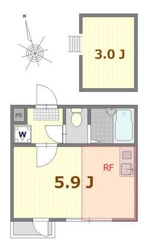 ＨＥＳＴＩＡ扇大橋の間取り