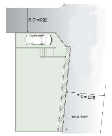 多摩市和田の中古一戸建の区画図