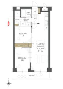 【間取り】ゾンネンハイム草加 