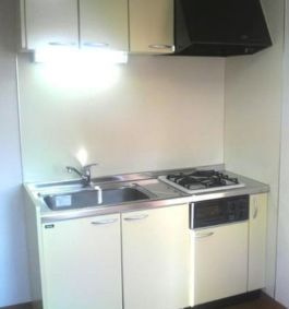 【キッチン】 | ピースフルコート菊川 | お料理しやすいキッチンです