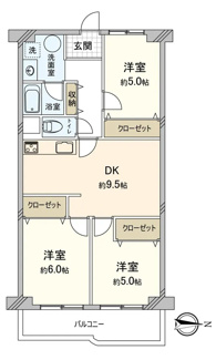 【間取り】 | 武庫川ニュースカイハイツ