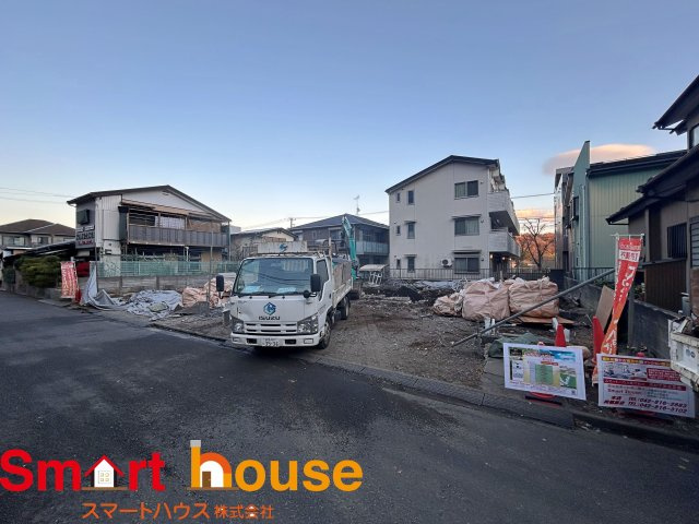 藤沢市大庭　建築条件無し売地　全3区画の外観