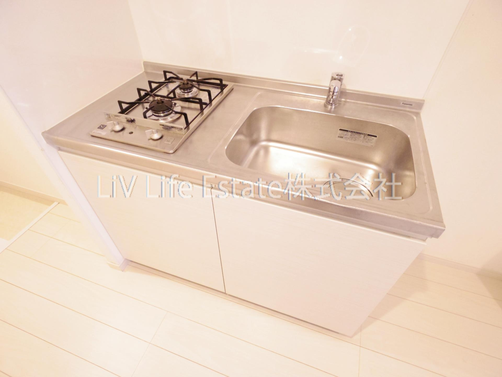 小平市学園西町２丁目のアパートのキッチン