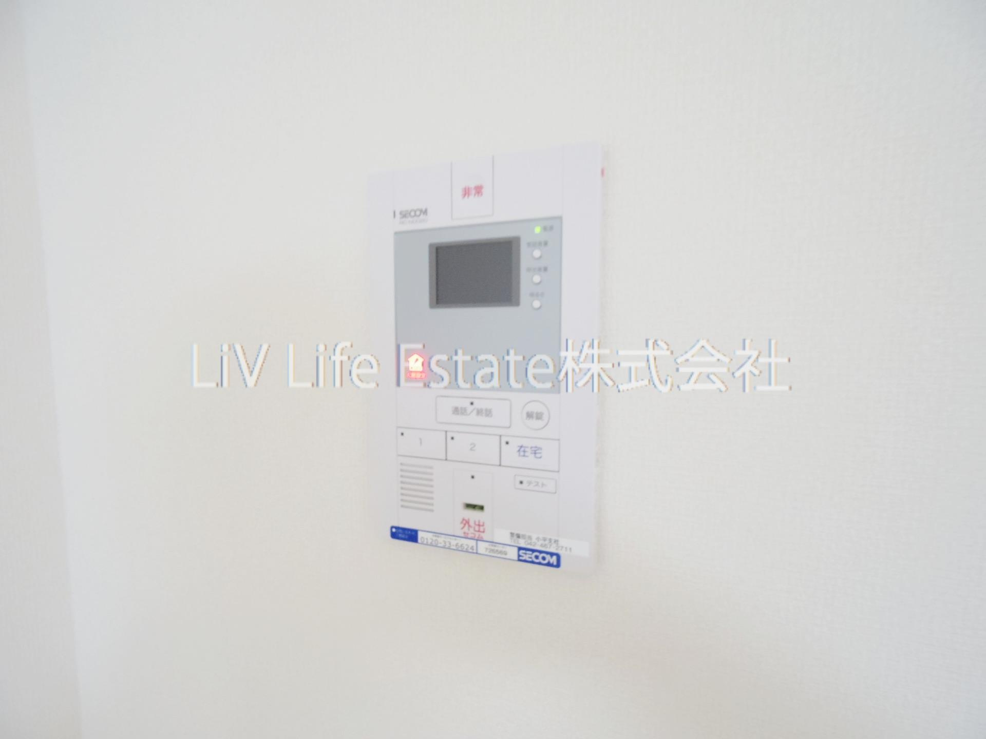 小平市学園西町２丁目のアパートのセキュリティ