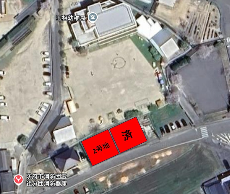 防府市大字佐野皆口土地　2号地の土地図