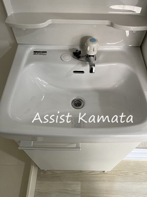 マキハイツの洗面所