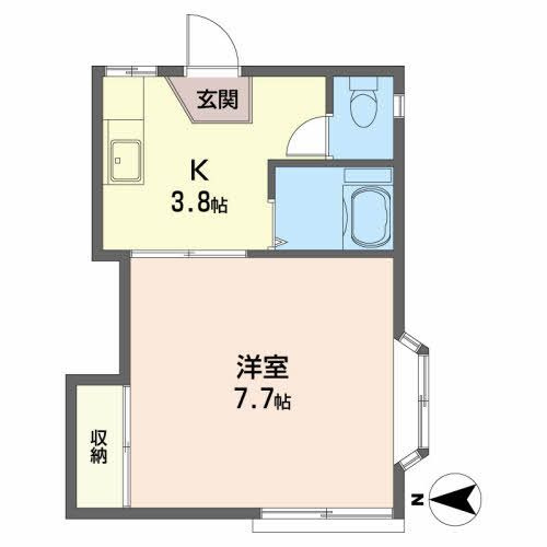 リバティ北山Ｂの間取り