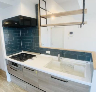 【キッチン】 | ロイヤルプラザ滝野川 | コンパクトなキッチンで掃除もラクラク