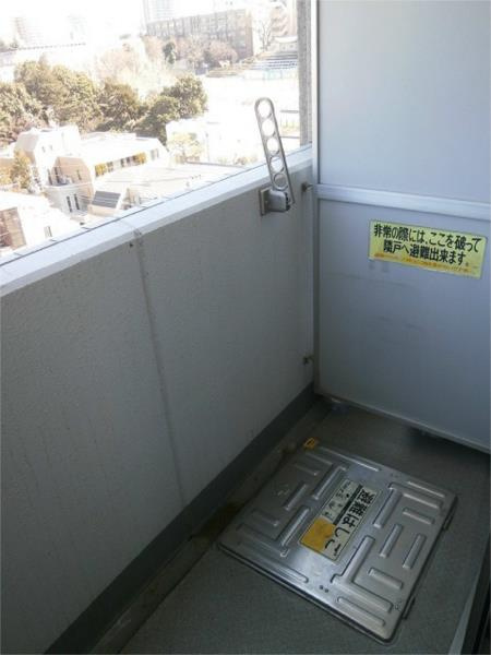 シンシア護国寺ステーションプラザのバルコニー