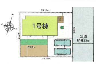 【坂戸市鶴舞2丁目4期 区画図】