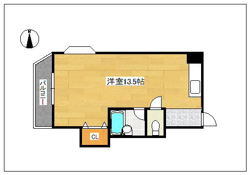 エスポワール城西の間取り