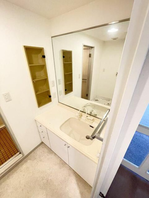 【洗面所】 | リーベスト所沢 | 脱衣スペースもあります