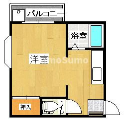 エルモス百道の間取り