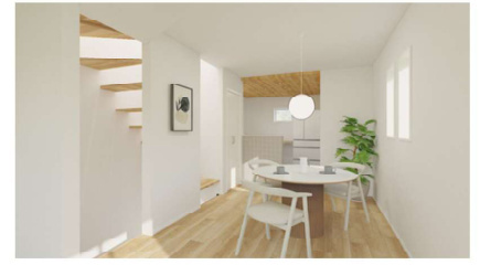 戸塚区上倉田町 新築戸建 4680万円の居間・リビング