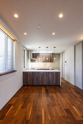 【居間・リビング】 | 目黒区洗足＿新築戸建て | リビングダイニング