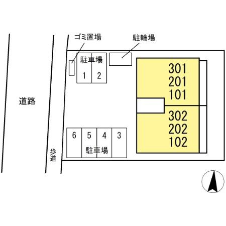 サリサ.jの区画図