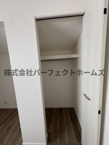 楠葉野田1丁目戸建　賃貸の設備|専用の収納スペースです