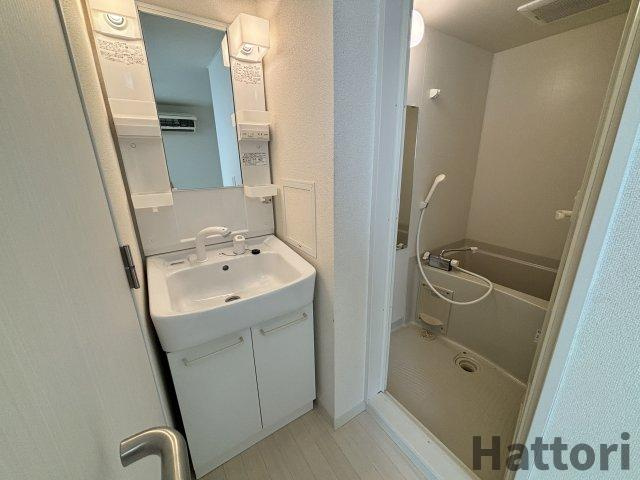 タウンハウス服部天神の独立洗面台