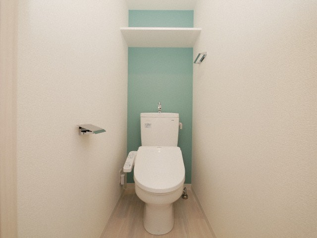 大阪市東住吉区桑津２丁目の賃貸マンションのトイレ