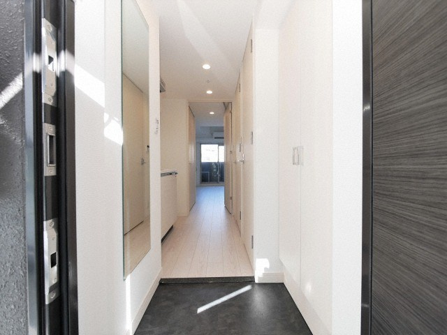 大阪市東住吉区桑津２丁目の賃貸マンションの玄関