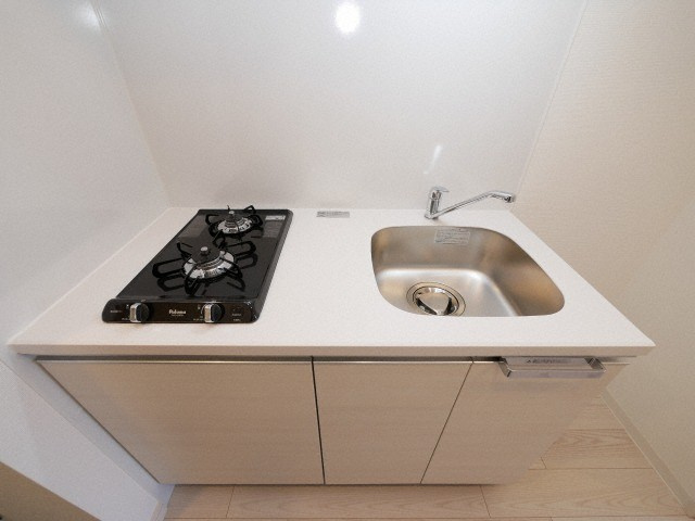 大阪市東住吉区桑津２丁目の賃貸マンションのキッチン