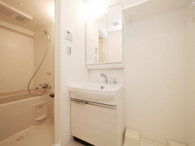 大阪市東住吉区桑津２丁目の賃貸マンションの独立洗面台