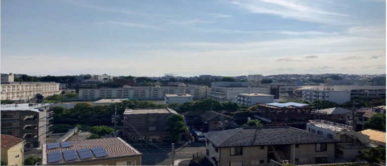 リステージ上大岡の展望|マンションバルコニーからの眺望になります。