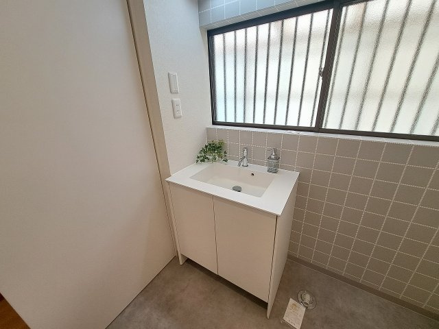 ひだまりとそよ風のファミーユの独立洗面台