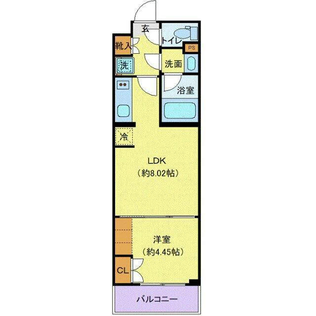 オープンブルーム渋谷本町の間取り| 