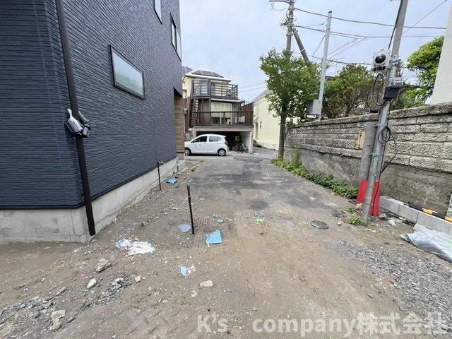 茅ヶ崎市東海岸南6丁目　新築戸建　1号棟の前面道路含む現地写真|2026.6.14撮影◇