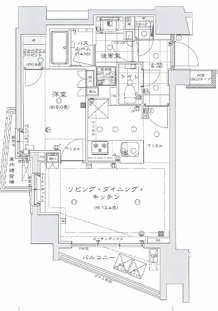 ライオンズ麻布十番スペリアの間取り