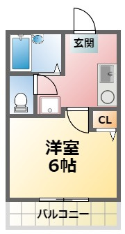 アウレリア甲子園の間取り