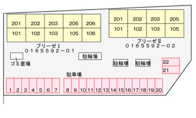 【区画図】 | ブリーゼI