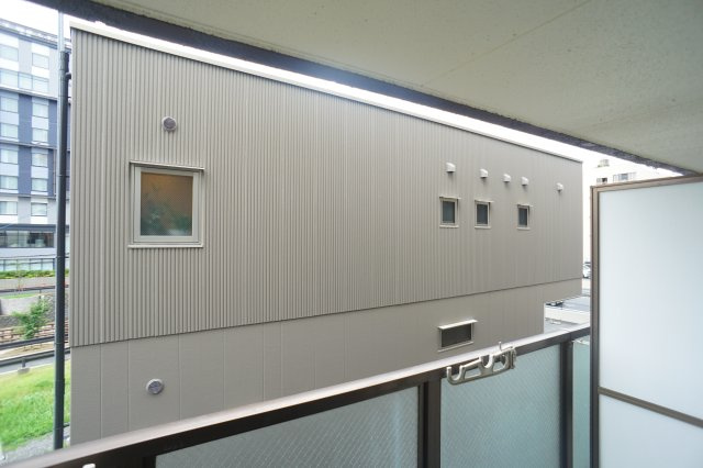 オーヤビル新館のバルコニー