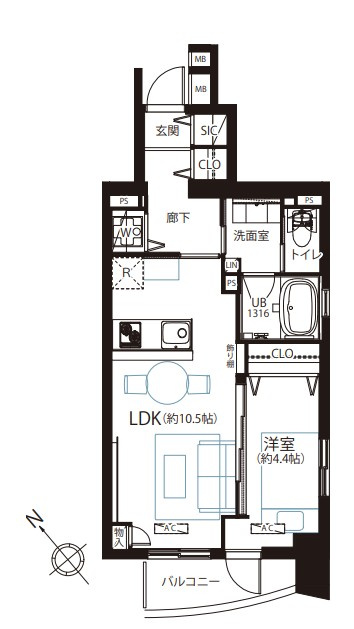 ジェイパーク渋谷イーストスクエアの間取り